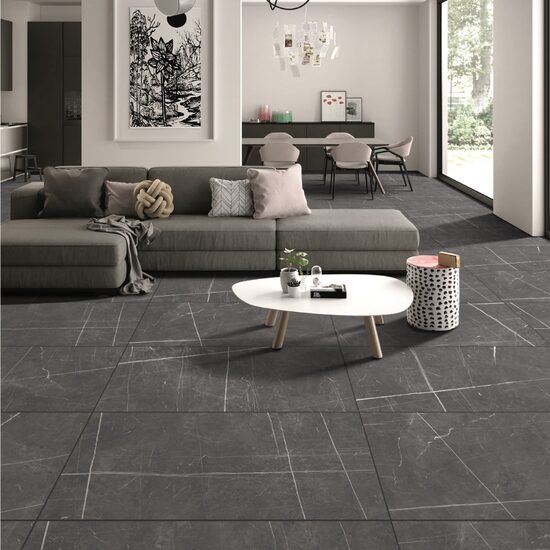 60×120 cm Goa Graphite / Carving (~244 SEK/m²)